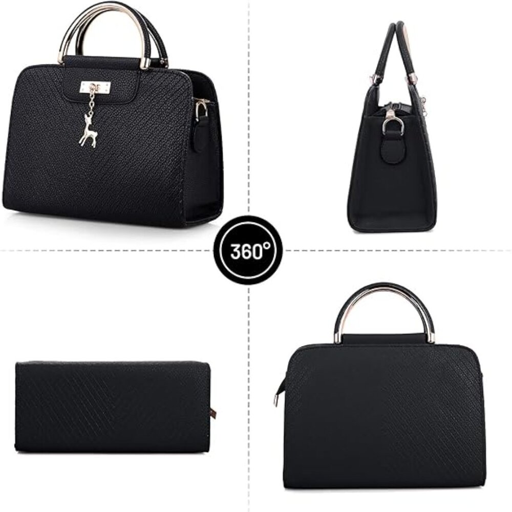 Women Leather Handbags Female Shoulder Bag - Picture 5 of 6